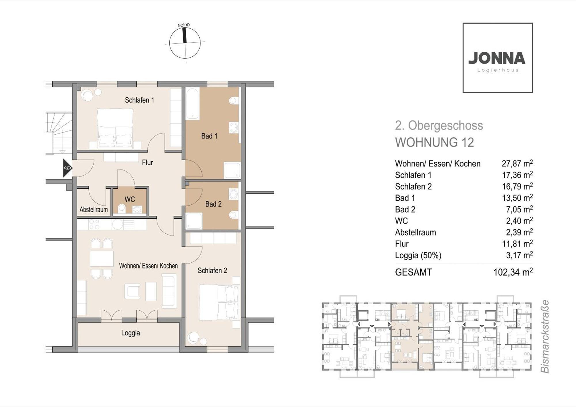 Logierhaus Jonna Whg 12 * Westerland